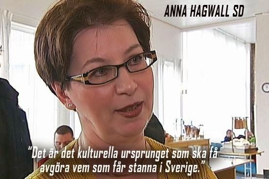Anna Hagwall Slutpixlat Anna Hagwall en motsgelsefull Sverigedemokrat