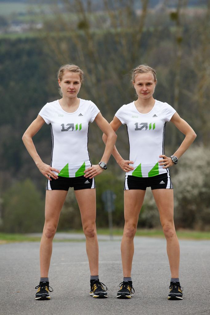 Anna Hahner Lisa und Anna Hahner Hahner Zwillinge RUN2SKY Flickr