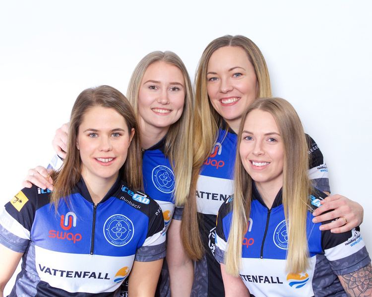 The team Hasselborg-Anna Hasselborg, Sara McManus, Agnes Knochenhaur and Sofia Mabergs (from left to right)