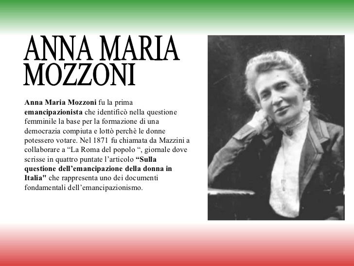 Anna Maria Mozzoni 8 Marzo Festa Della Donna Lessons Tes Teach