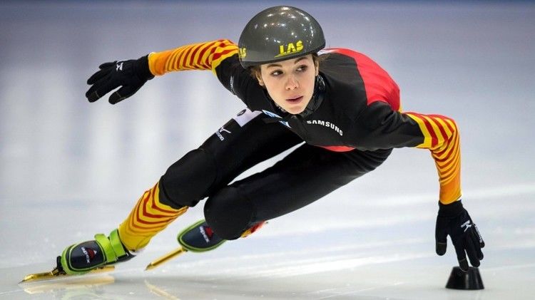 Anna Seidel (speed skater) Shorttrackerin Anna Seidel In den Ferien nach Sotschi Sport