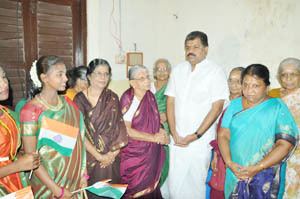 Annai Illam MYLAPORE TIMES International day for elders celebrated at Annai Illam