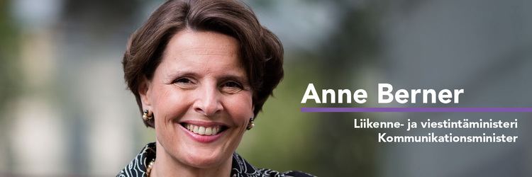 Anne Berner Anne Berner Liikenne ja viestintministeri