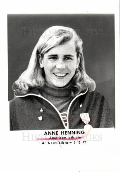 Anne Henning 1971 Anne Henning American Speed Skater Historic Images