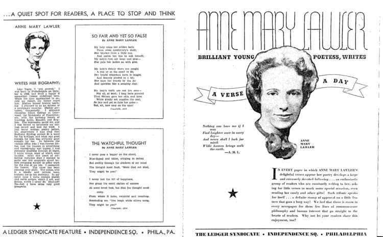 Anne Mary Lawler Anne Mary Lawler 1908 1980 Find A Grave Memorial