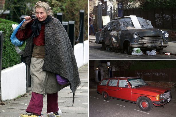 Anne Naysmith Car Lady of Chiswick dead Tragic homeless woman who lived