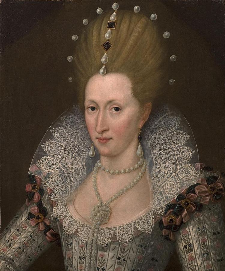 Anne of Denmark ca 1605 Anne of Denmark by John de Critz auctioned