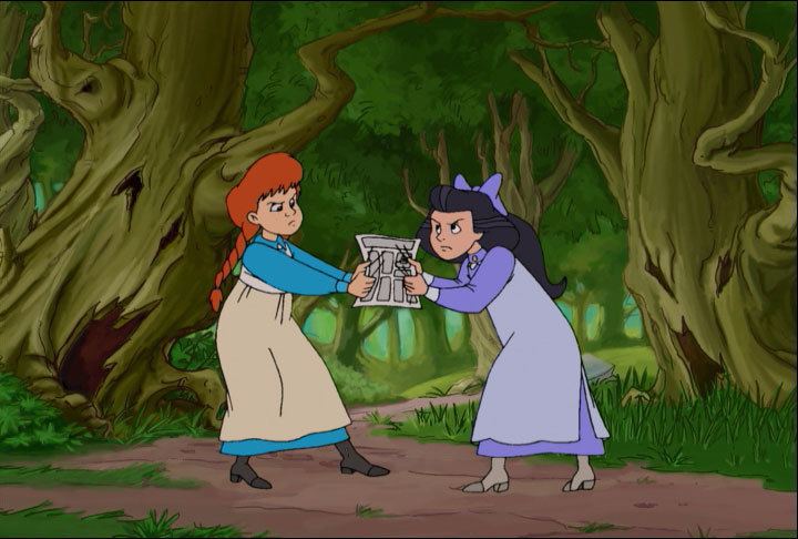 diana barry coloring page anne of green gables the animated series