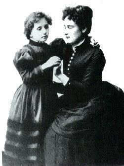 Anne Sullivan This is a picture of Helen Keller and her teacher also her best
