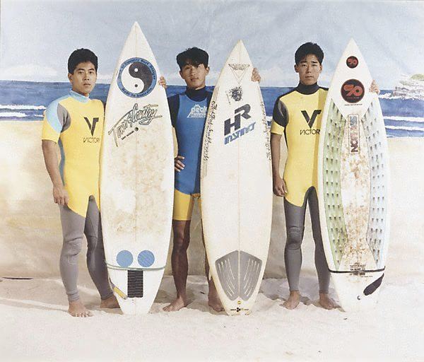 Anne Zahalka The surfers 1989 printed 1990 Bondi playground of