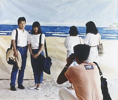 Anne Zahalka The tourists 1989 printed 1990 Bondi playground of