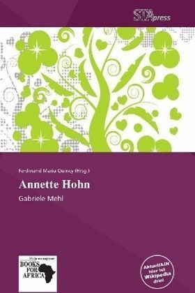 Annette Hohn Annette Hohn Buch buecherde