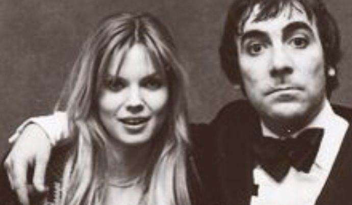 Keith Moon's arm around Annette Walter-Lax' shoulder