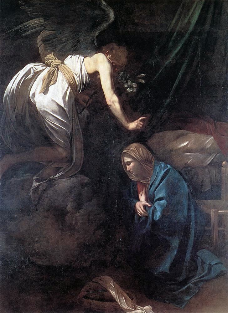 Annunciation (Caravaggio) httpsuploadwikimediaorgwikipediacommons66