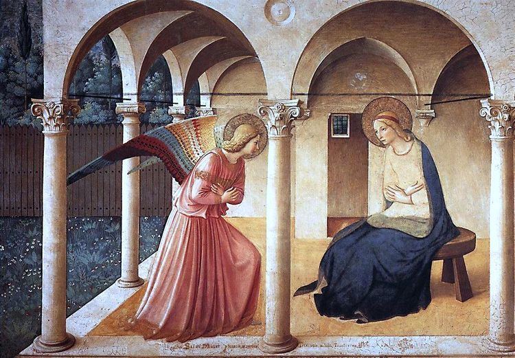 Annunciation (Fra Angelico, San Marco) Annunciation Fra Angelico San Marco Wikipedia