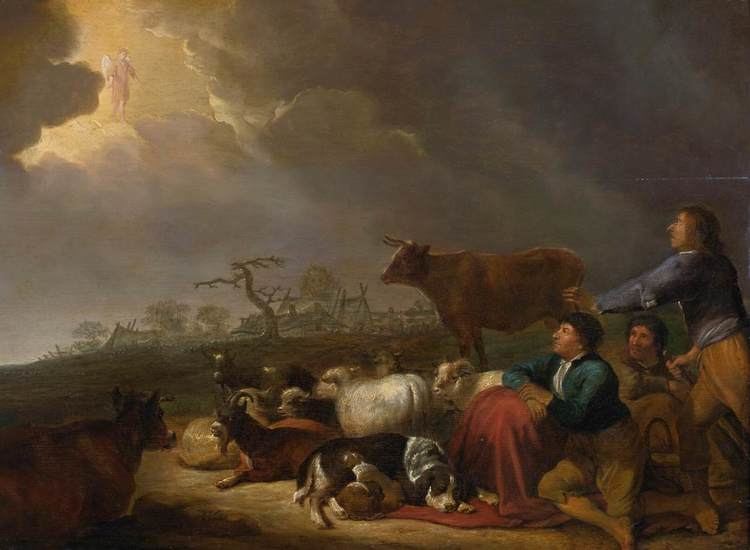 Annunciation to the shepherds Annunciation to the Shepherds by SAFTLEVEN Cornelis