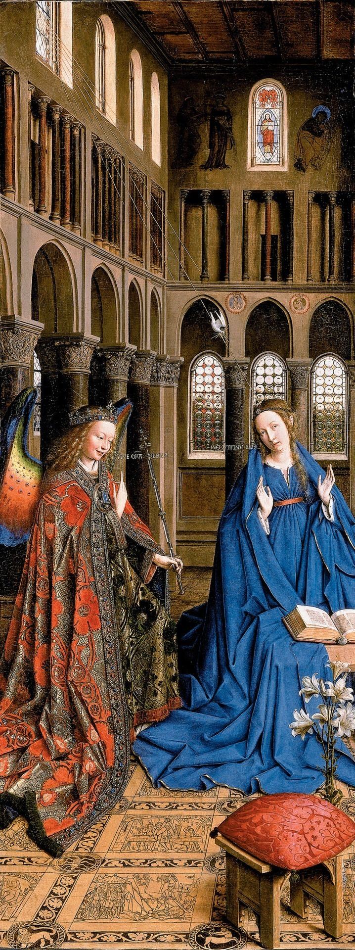 Annunciation (van Eyck, Washington) The Annunciation 14346 Jan Van Eyck Flemish 13951441 Oil on