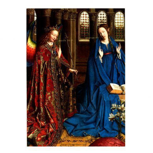 Annunciation (van Eyck, Washington) Jan van Eyck Annunciation Boxed Holiday Cards National Gallery