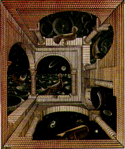 Another World (M. C. Escher) Pattern Lesson 7 Art Part