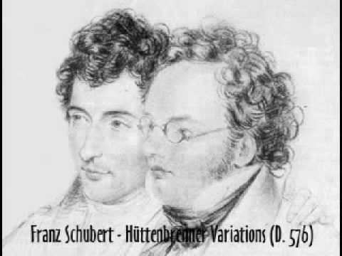 Anselm Hüttenbrenner Franz Schubert Variations for piano solo