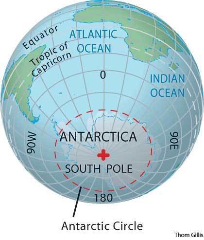 Antarctic Circle Antarctic Circle dictionary definition Antarctic Circle defined