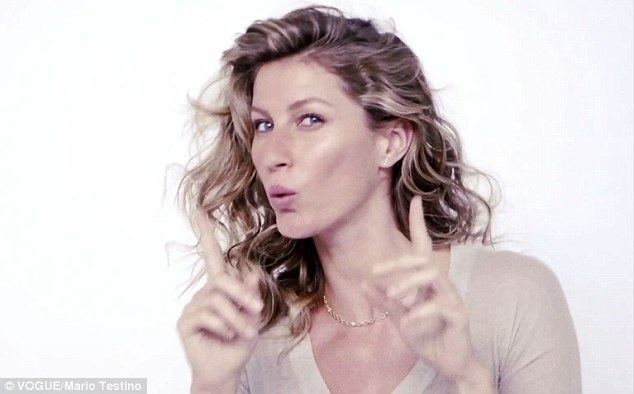 Anthem to Beauty movie scenes Gisele whistles the Brazilian national anthem in a short film shot behind the scenes on her