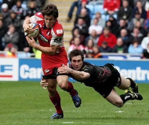 Anthony Allen (rugby union) Gloucester39s Anthony Allen is tackled by the Ospreys