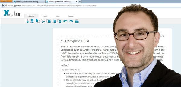 Anthony Apodaca Interview with Anthony Apodaca about Xeditor DITA Writer