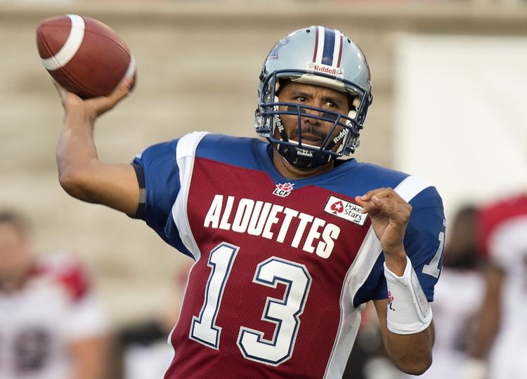 Anthony Calvillo Former Alouettes quarterback Anthony Calvillo enjoying