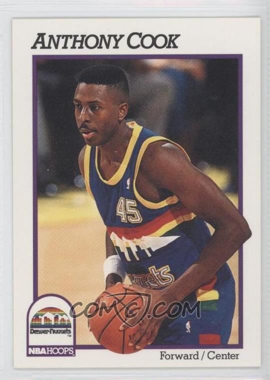Anthony Cook (basketball) 199192 NBA Hoops Base 355 Anthony Cook COMC Card Marketplace
