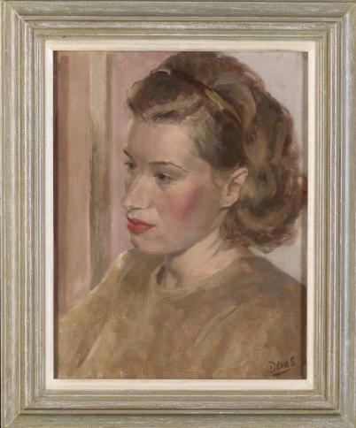 Anthony Devas Portrait Of Daphne Charlton John Noott Galleries
