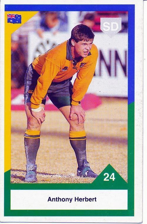 Anthony Herbert (rugby) Rugby 1992 Sports Deck Anthony Herbert Australia vs South Africa