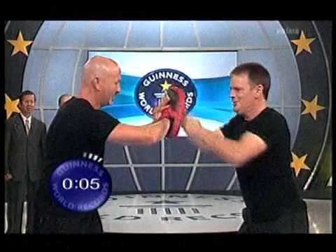 Anthony Kelly (martial artist) Anthony Kelly 1 Minute Punches Guinness World Records The