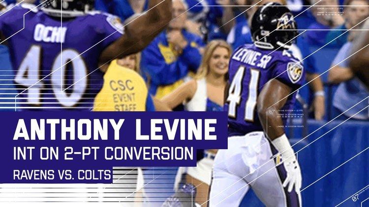 Anthony Levine Anthony Levine Returns 97yd INT on 2pt Conversion Attempt Ravens