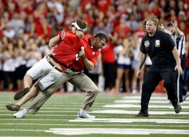 Anthony Schlegel Former Ohio State linebacker Anthony Schlegel bodyslams