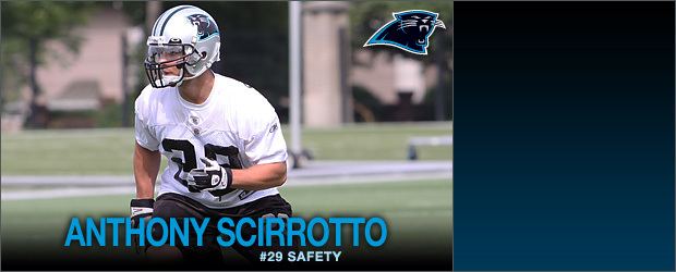 Anthony Scirrotto Carolina Panthers Anthony Scirrotto