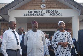 Anthony Udofia Picsaregbesola Commissions Anthony Udofia Elementary School Osogbo