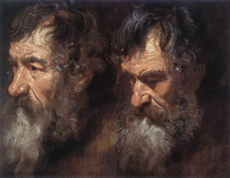 Anthony van Dyck Studies of a Man0s Head Anthony van Dyck WikiArtorg