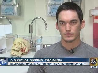 Anthony Vasquez (baseball) MLB player Anthony Vasquez makes remarkable recovery from brain