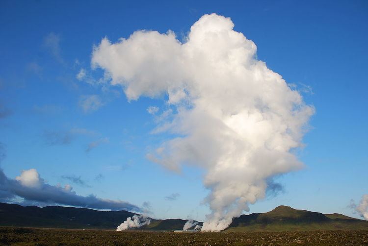 Anthropogenic cloud