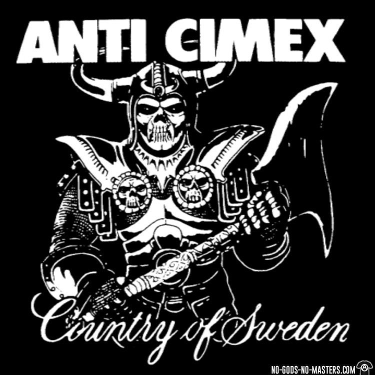 Anti Cimex Back print women Anti Cimex Country of Sweden NoGodsNo