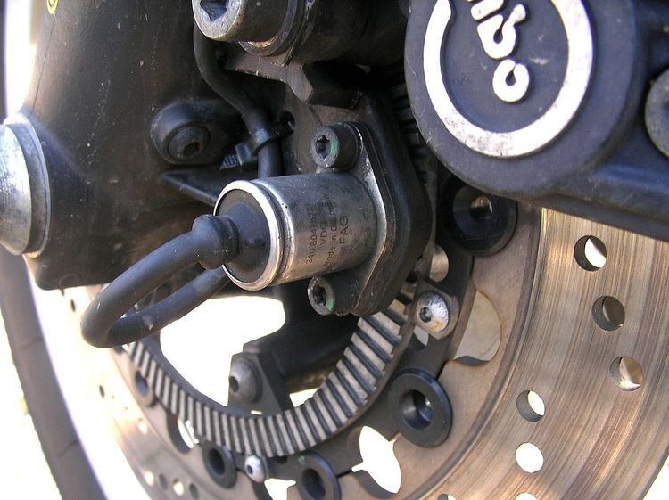 Anti-lock braking system for motorcycles