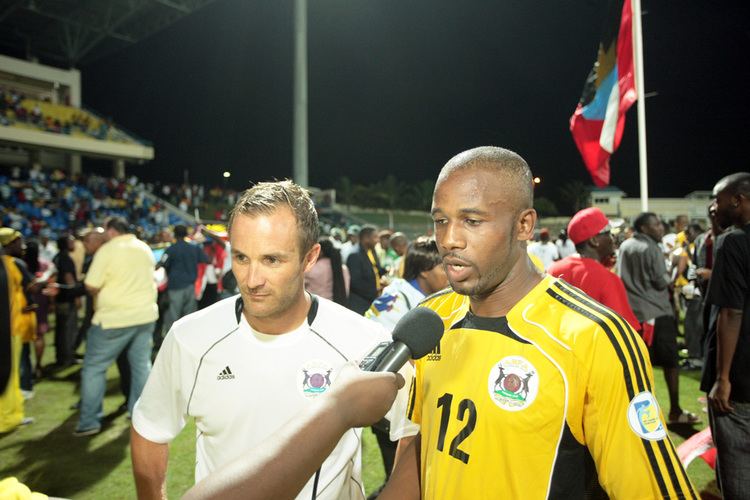 Antigua and Barbuda national football team PM Spencer and Sports Minister QuinnLeandro congratulate Antigua