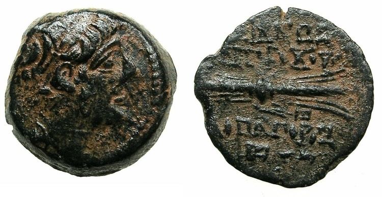 Antiochus IX Cyzicenus SELEUCID EMPIREAntiochus IX Cyzicenus 1st reign circa 114112 BCAE