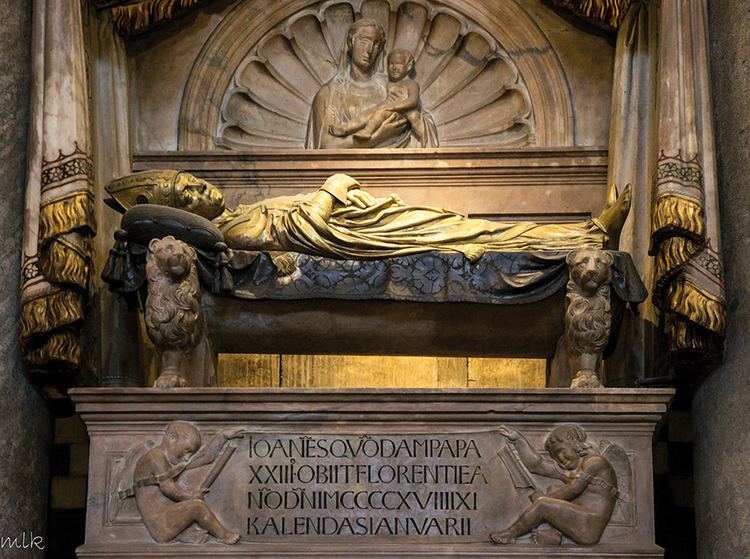Antipope John XXIII Tomb of the antipope John XXIII Florence is You