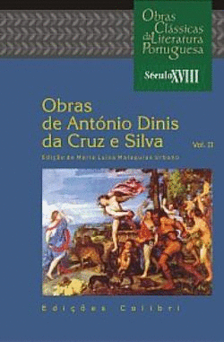 António Diniz da Cruz e Silva Edies Colibri Obras de Antnio Dinis da Cruz e Silva II
