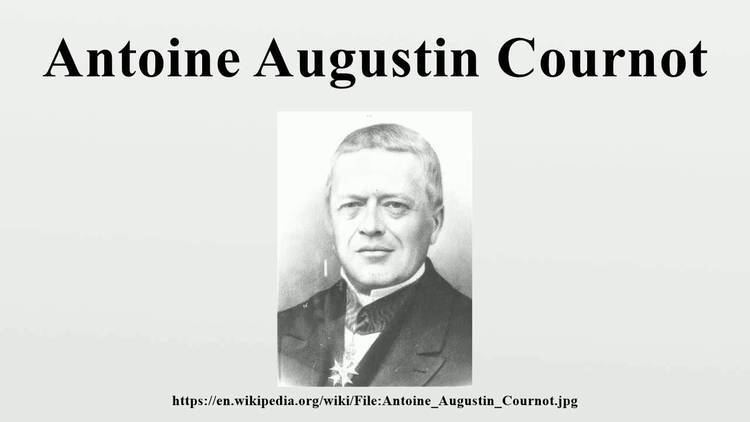 Antoine Augustin Cournot Antoine Augustin Cournot YouTube