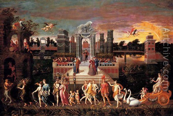 Antoine Caron An Allegory Of The Triumph Of Spring reproduction by