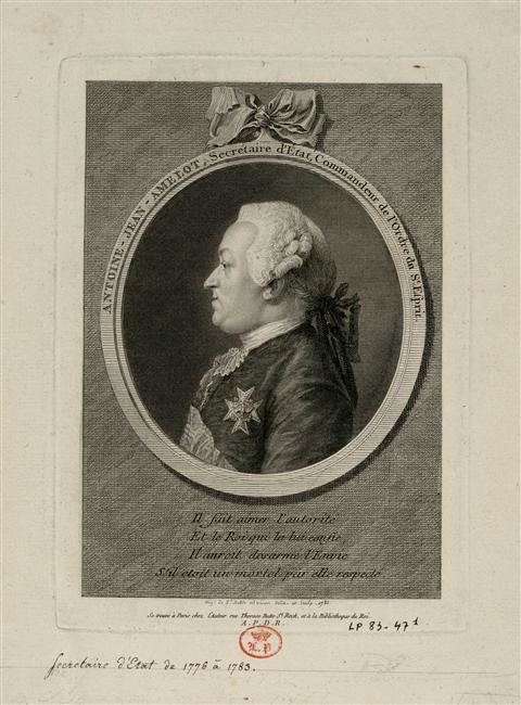 Antoine-Jean Amelot de Chaillou Augustin de SaintAubin AntoineJean Amelot de Chaillou 17321795