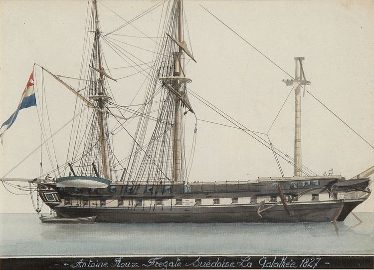 Antoine Roux Ange Joseph Antoine Roux 17651835 The Swedish frigate La